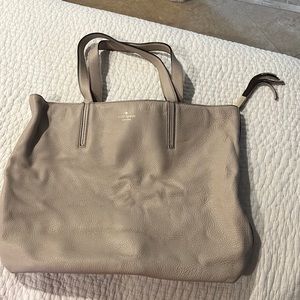 Kate Spade cream leather tote